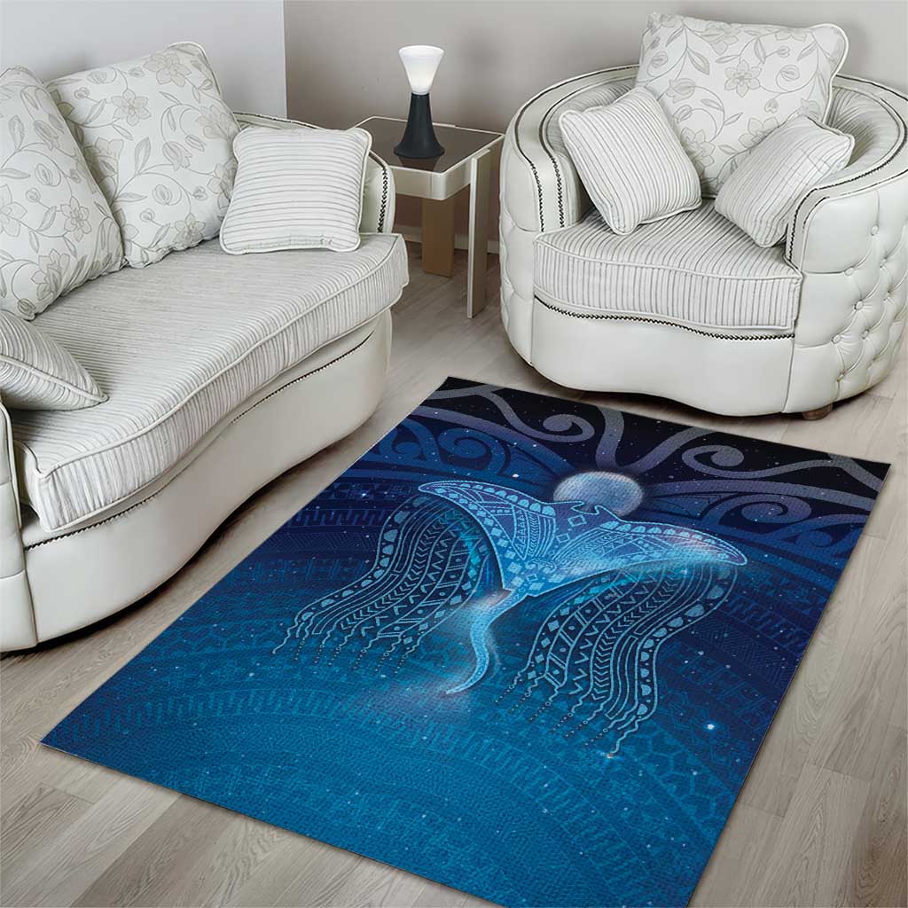 Polynesia Manta Ray Area Rug Let's The Sea Set You Free - Polynesian Pride