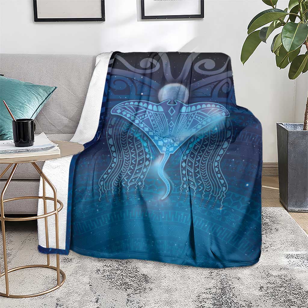 Polynesia Manta Ray Blanket Let's The Sea Set You Free - Polynesian Pride