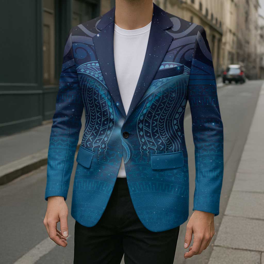 Polynesia Manta Ray Blazer Let's The Sea Set You Free - Polynesian Pride