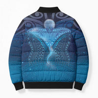 Polynesia Manta Ray Bomber Puffer Jacket Let's The Sea Set You Free LT05 - Polynesian Pride