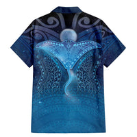 Polynesia Manta Ray Family Matching Mermaid Dress and Hawaiian Shirt Let's The Sea Set You Free LT05 - Polynesian Pride