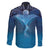 Polynesia Manta Ray Family Matching Mermaid Dress and Hawaiian Shirt Let's The Sea Set You Free - Polynesian Pride