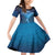 Polynesia Manta Ray Family Matching Off Shoulder Short Dress and Hawaiian Shirt Let's The Sea Set You Free - Polynesian Pride