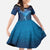 Polynesia Manta Ray Family Matching Short Sleeve Bodycon Dress and Hawaiian Shirt Let's The Sea Set You Free - Polynesian Pride