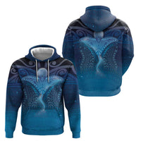 Polynesia Manta Ray Hoodie Let's The Sea Set You Free - Polynesian Pride