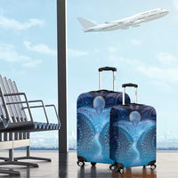 Polynesia Manta Ray Luggage Cover Let's The Sea Set You Free - Polynesian Pride