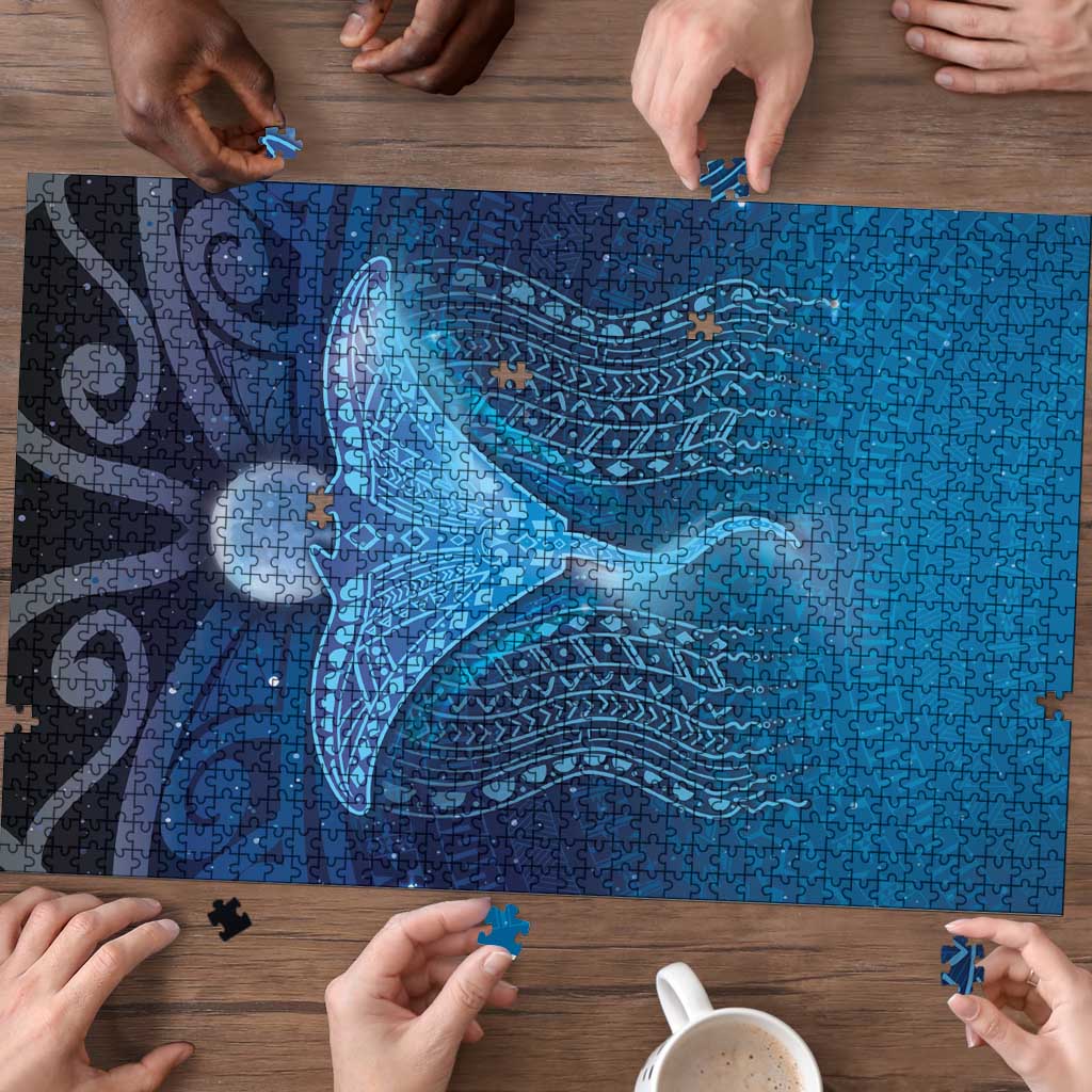 Polynesia Manta Ray Puzzle Let's The Sea Set You Free LT05 - Polynesian Pride
