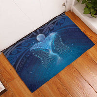 Polynesia Manta Ray Rubber Doormat Let's The Sea Set You Free LT05 - Polynesian Pride