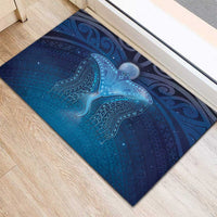 Polynesia Manta Ray Rubber Doormat Let's The Sea Set You Free LT05 - Polynesian Pride