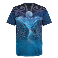 Polynesia Manta Ray Rugby Jersey Let's The Sea Set You Free LT05 - Polynesian Pride