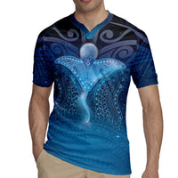 Polynesia Manta Ray Rugby Jersey Let's The Sea Set You Free LT05 - Polynesian Pride