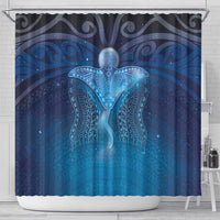 Polynesia Manta Ray Shower Curtain Let's The Sea Set You Free - Polynesian Pride