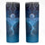 Polynesia Manta Ray Skinny Tumbler Let's The Sea Set You Free - Polynesian Pride