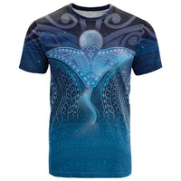 Polynesia Manta Ray T Shirt Let's The Sea Set You Free - Polynesian Pride