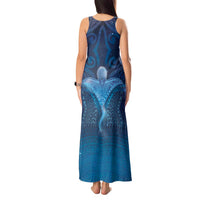 Polynesia Manta Ray Tank Maxi Dress Let's The Sea Set You Free - Polynesian Pride