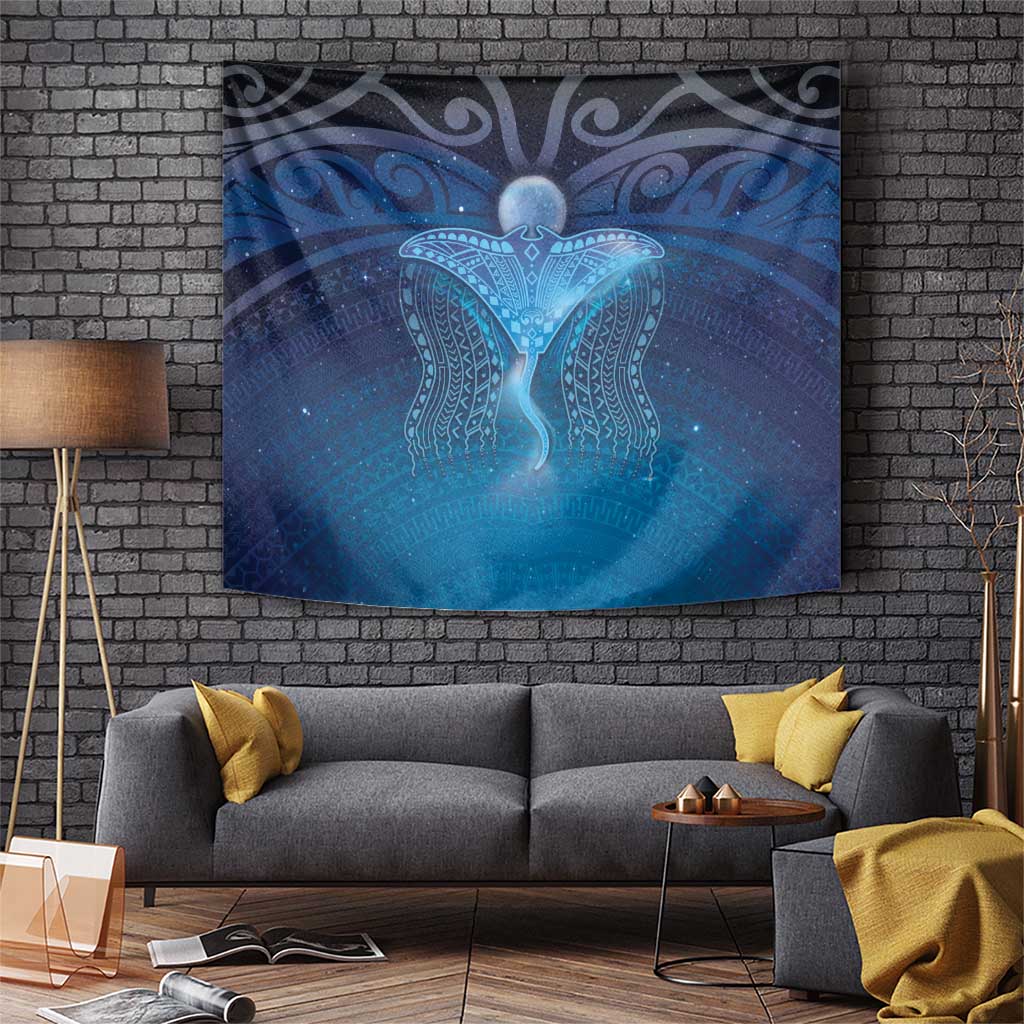 Polynesia Manta Ray Tapestry Let's The Sea Set You Free - Polynesian Pride