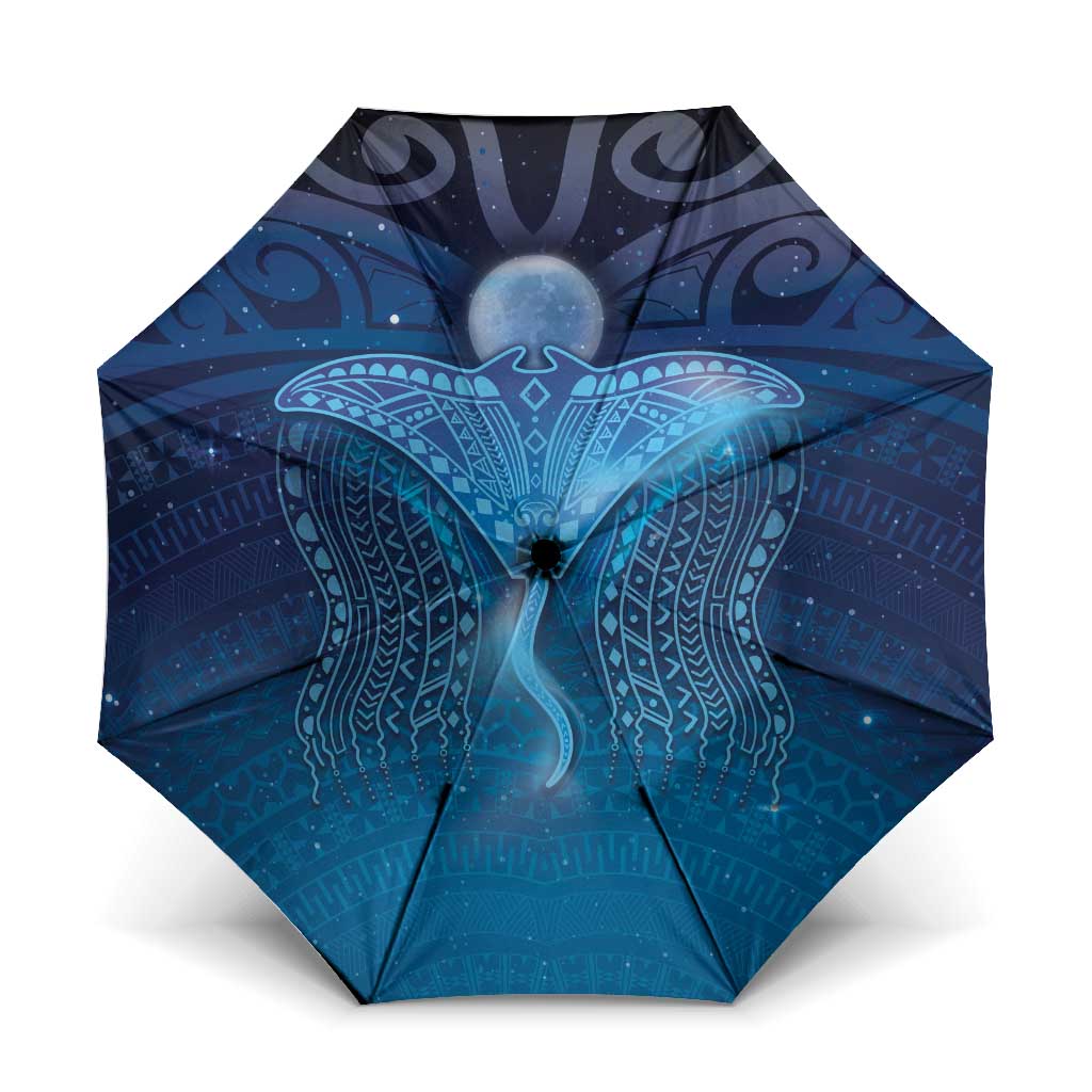 Polynesia Manta Ray Umbrella Let's The Sea Set You Free - Polynesian Pride