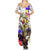 Filipino American History Month Summer Maxi Dress The Eight-Rayed Sun Flags With Bald Eagle LT05 - Polynesian Pride