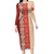 Papua New Guinea Long Sleeve Bodycon Dress Oro Tapa Pattern