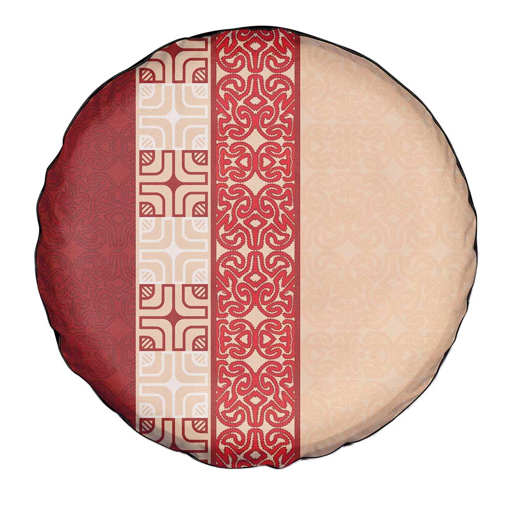 Papua New Guinea Spare Tire Cover Oro Tapa Pattern
