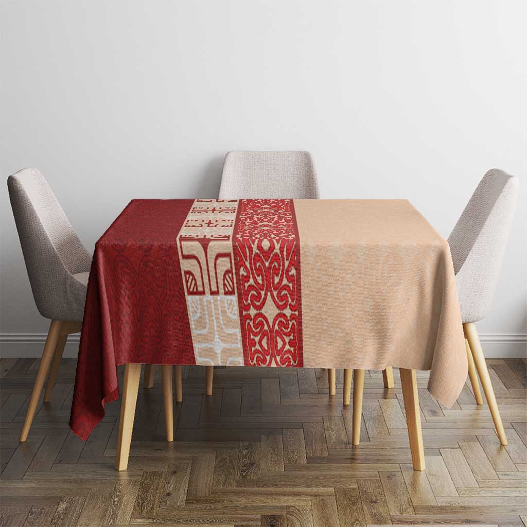 Papua New Guinea Tablecloth Oro Tapa Pattern