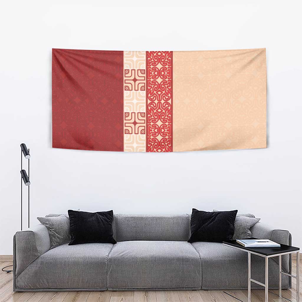 Papua New Guinea Tapestry Oro Tapa Pattern