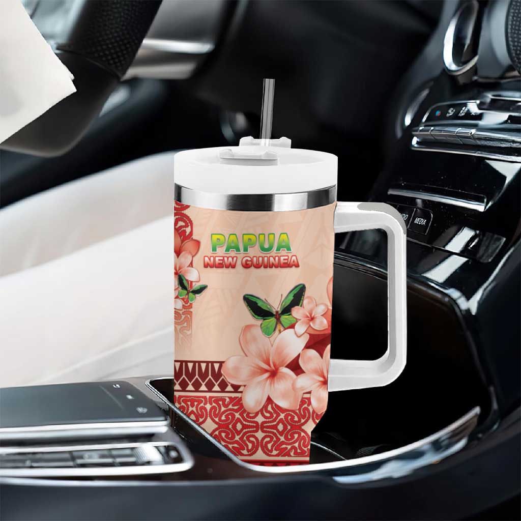 Papua New Guinea Oro Province Tumbler With Handle Oro Birdwing Butterfly