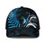 New Zealand Sea Week Baseball Net Cap Maori Wave Pattern Ocean Blue - Polynesian Pride