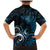 New Zealand Sea Week Family Matching Mermaid Dress and Hawaiian Shirt Maori Wave Pattern Ocean Blue