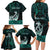 Personalised New Zealand Waka Racing Family Matching Long Sleeve Bodycon Dress and Hawaiian Shirt Maori Warriors