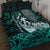 New Zealand Waka Racing Quilt Bed Set Maori Warriors