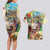 Samoa Culture Couples Matching Long Sleeve Bodycon Dress and Hawaiian Shirt Embracing The Spirit