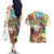 Samoa Culture Couples Matching Off The Shoulder Long Sleeve Dress and Hawaiian Shirt Embracing The Spirit