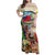 Samoa Culture Family Matching Off Shoulder Maxi Dress and Hawaiian Shirt Embracing The Spirit