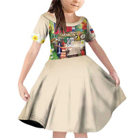 Samoa Culture Family Matching Off Shoulder Short Dress and Hawaiian Shirt Embracing The Spirit