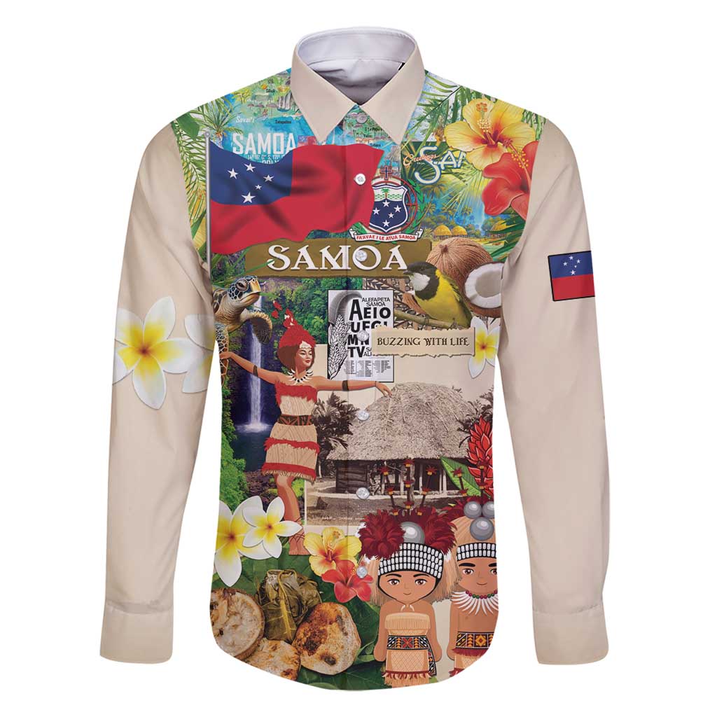 Samoa Culture Family Matching Off Shoulder Short Dress and Hawaiian Shirt Embracing The Spirit