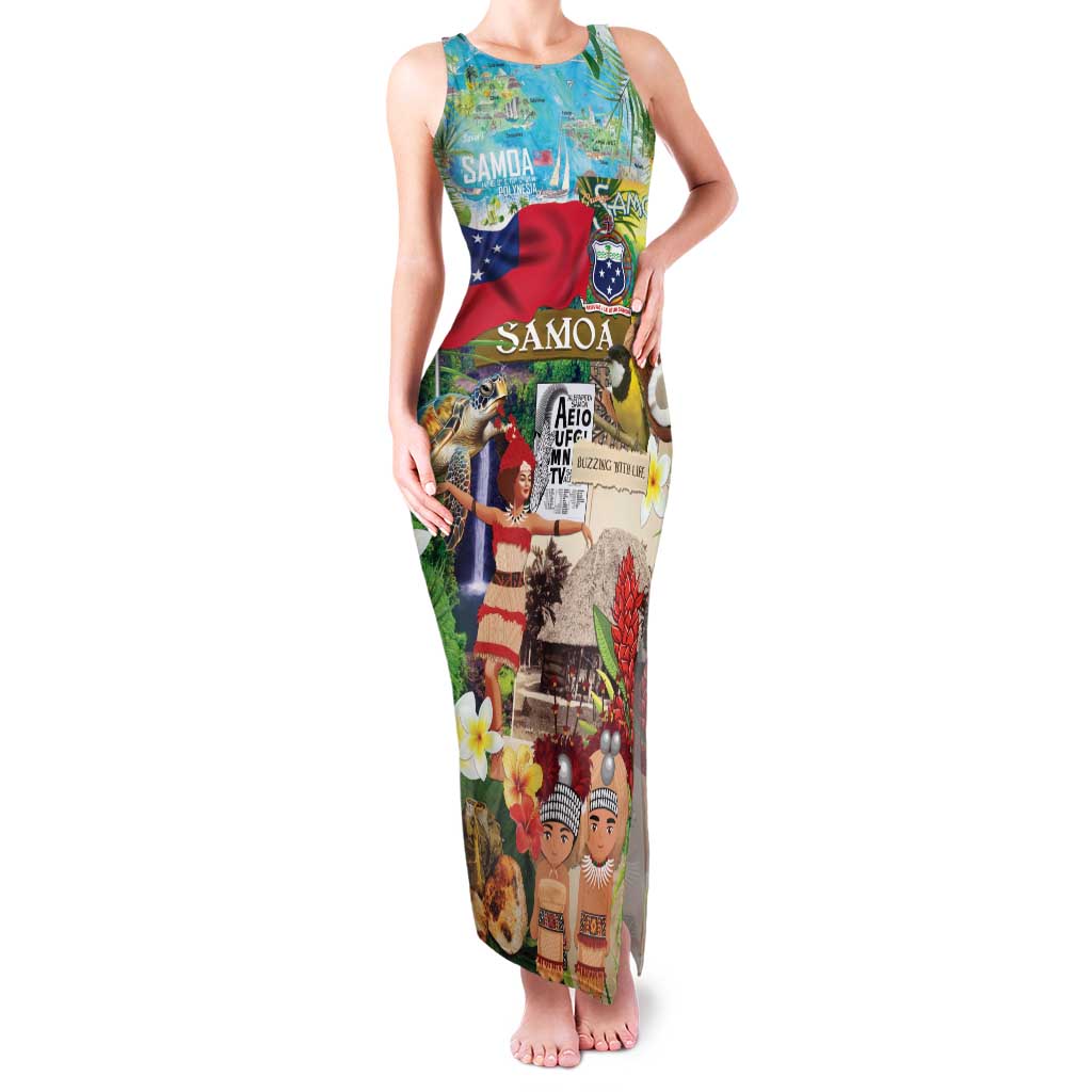 Samoa Culture Family Matching Tank Maxi Dress and Hawaiian Shirt Embracing The Spirit