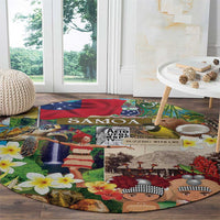 Samoa Culture Round Carpet Embracing The Spirit