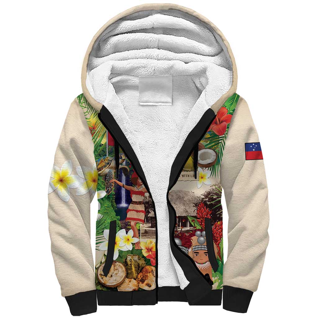 Samoa Culture Sherpa Hoodie Embracing The Spirit