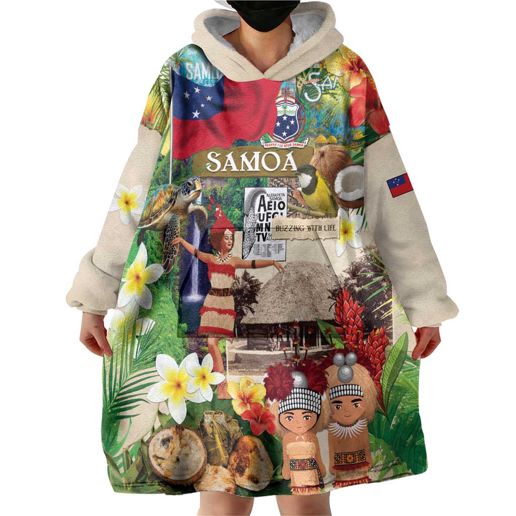 Samoa Culture Wearable Blanket Hoodie Embracing The Spirit