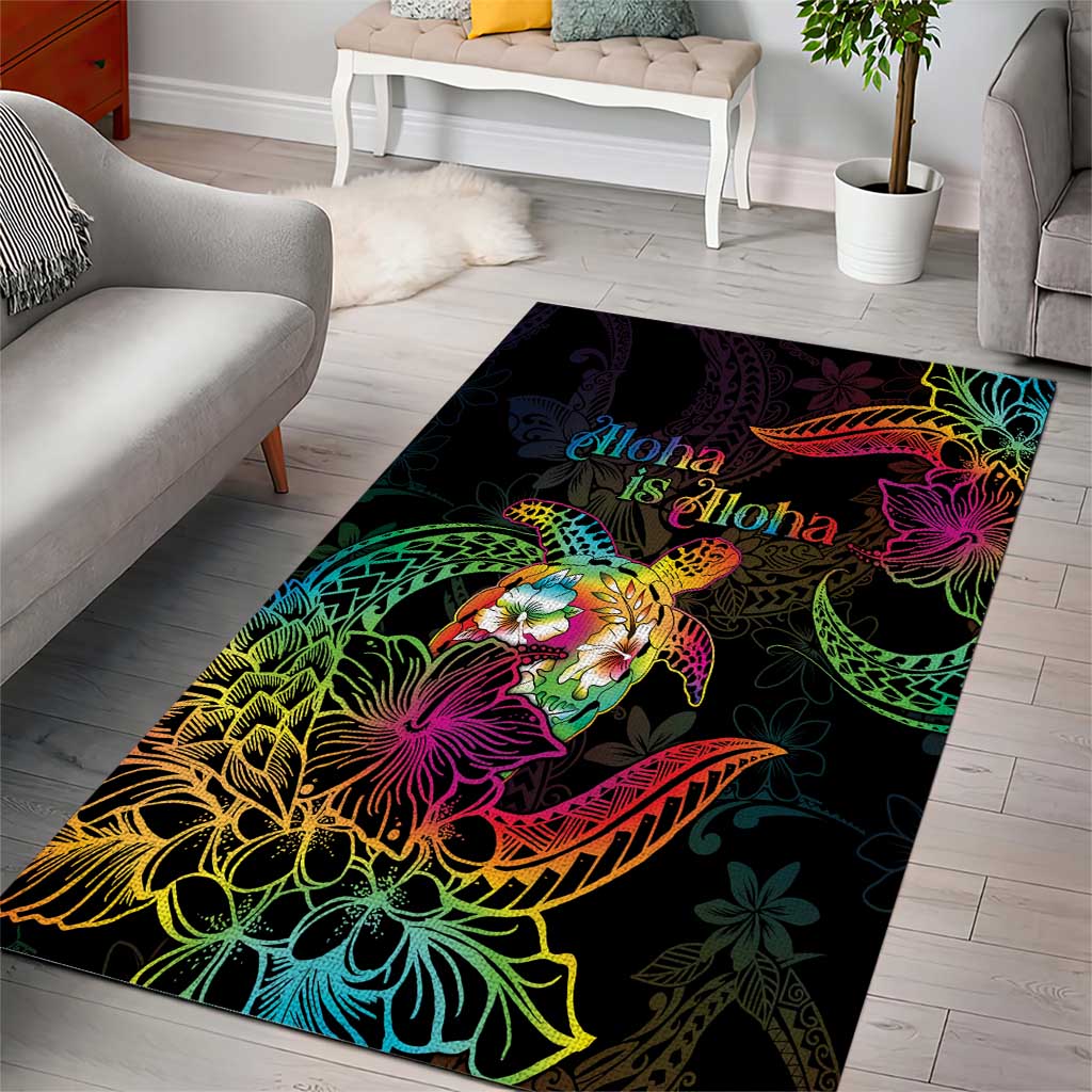 Hawaii Pride Area Rug Aloha Is Aloha