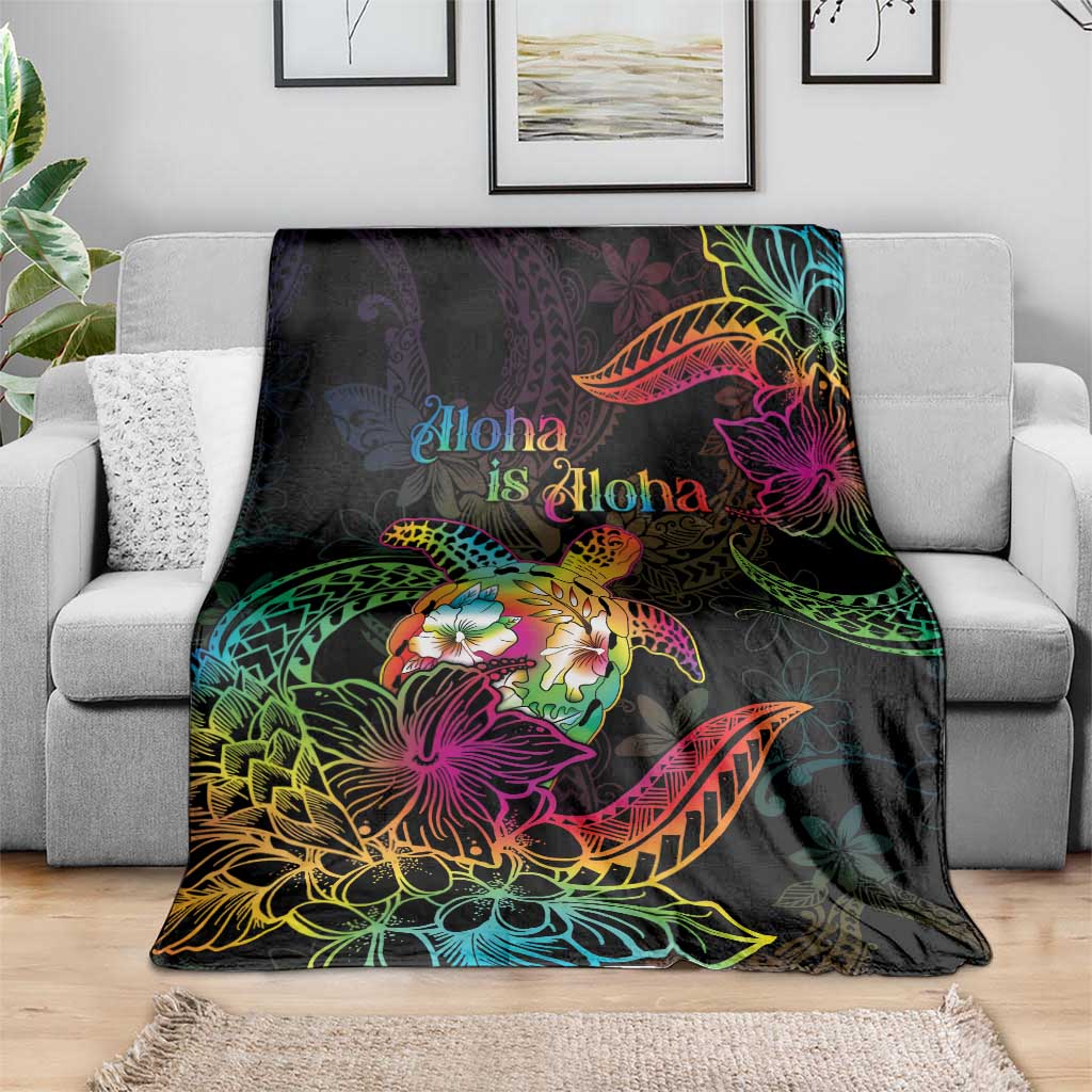 Hawaii Pride Blanket Aloha Is Aloha