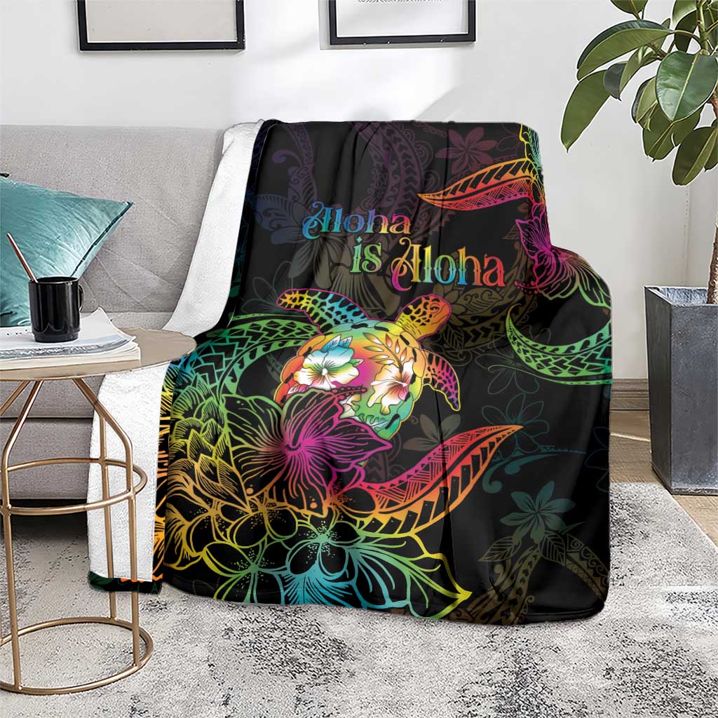 Hawaii Pride Blanket Aloha Is Aloha