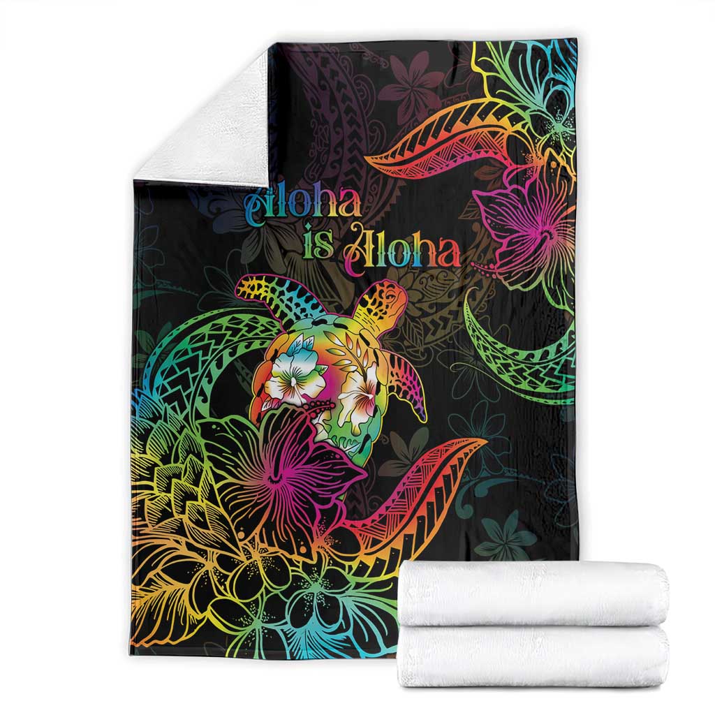 Hawaii Pride Blanket Aloha Is Aloha