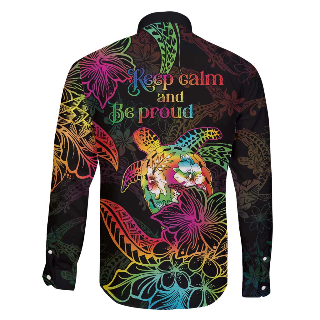 Hawaii Pride Family Matching Long Sleeve Bodycon Dress and Hawaiian Shirt Aloha Is Aloha LT05 - Polynesian Pride