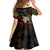 Hawaii Pride Family Matching Off Shoulder Maxi Dress and Hawaiian Shirt Aloha Is Aloha