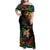 Hawaii Pride Family Matching Off Shoulder Maxi Dress and Hawaiian Shirt Aloha Is Aloha
