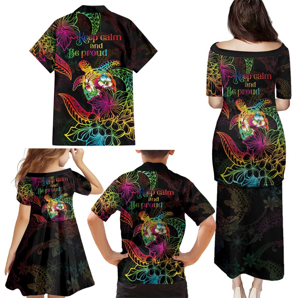 Hawaii Pride Family Matching Puletasi and Hawaiian Shirt Aloha Is Aloha LT05 - Polynesian Pride