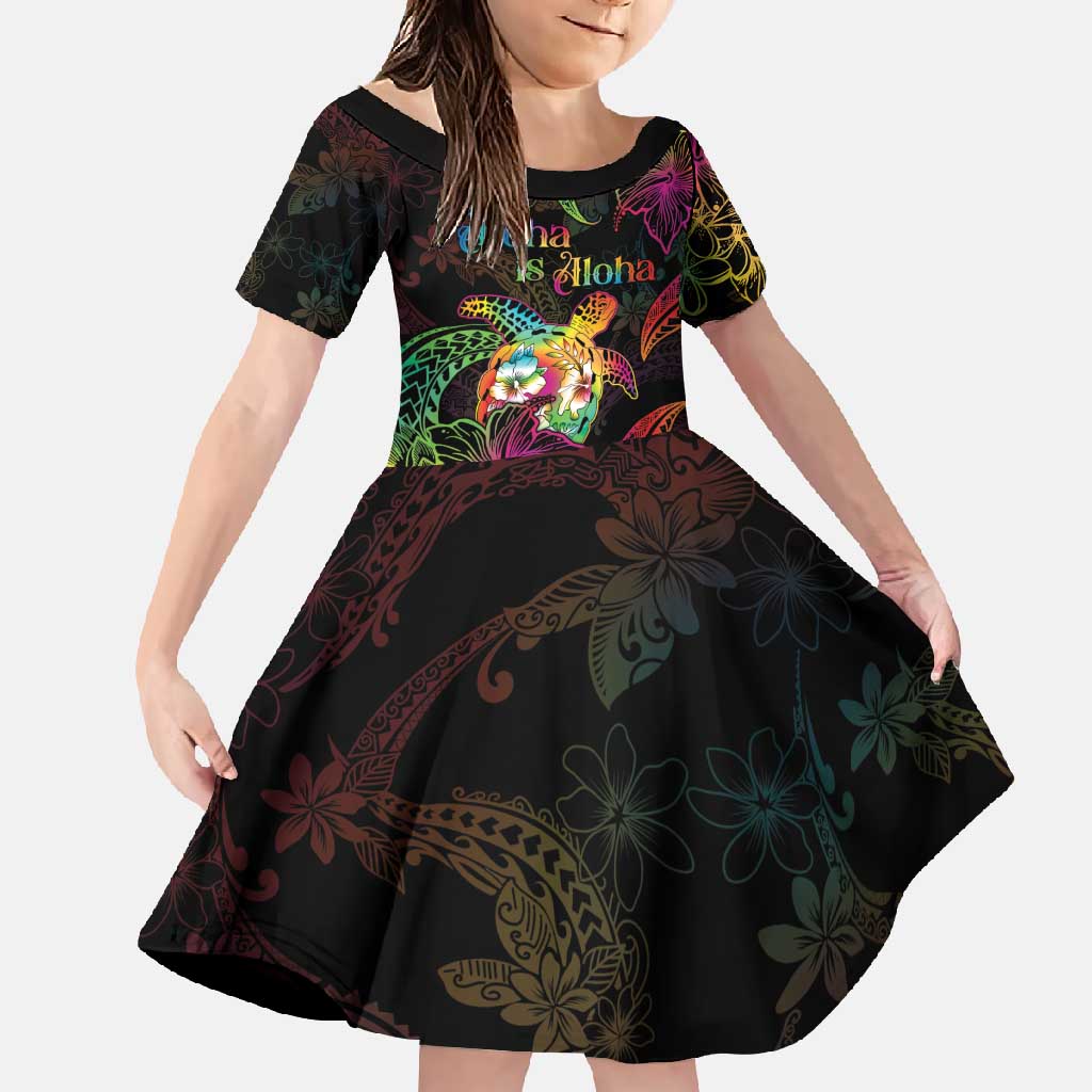 Hawaii Pride Family Matching Summer Maxi Dress and Hawaiian Shirt Aloha Is Aloha