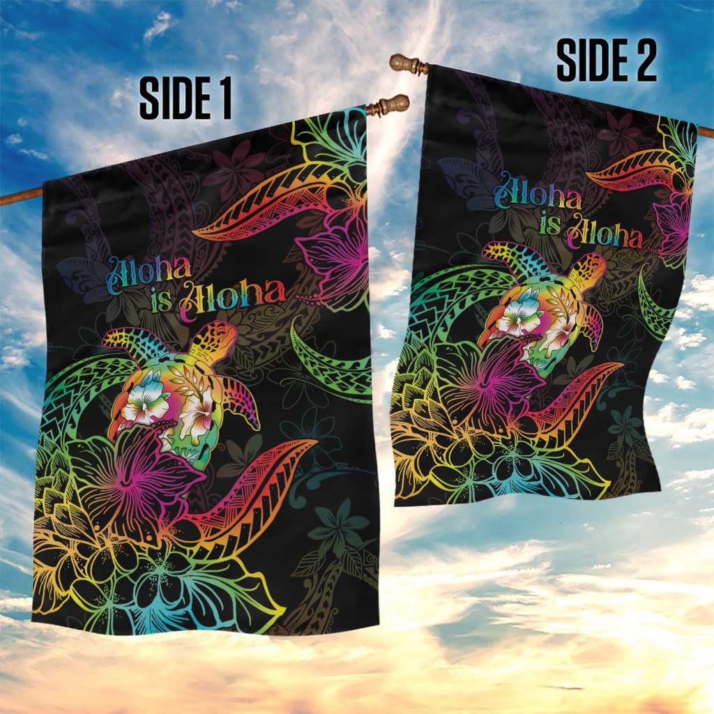 Hawaii Pride Garden Flag Aloha Is Aloha